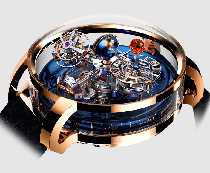 (image for) Jacob & Co astronomia sky ROSE GOLD, RED MOON Replica Watch AT110.40.AA.AD.B